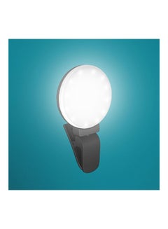 Generic LED Selfie Ring Photo Light White/Black  - Image 3
