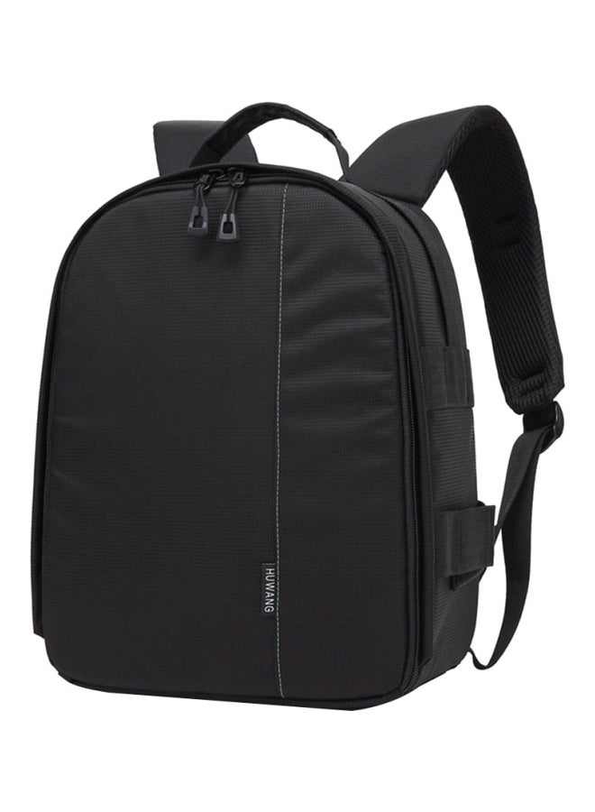 Generic Protective Camera Backpack For Canon Black/Green  - Image 1