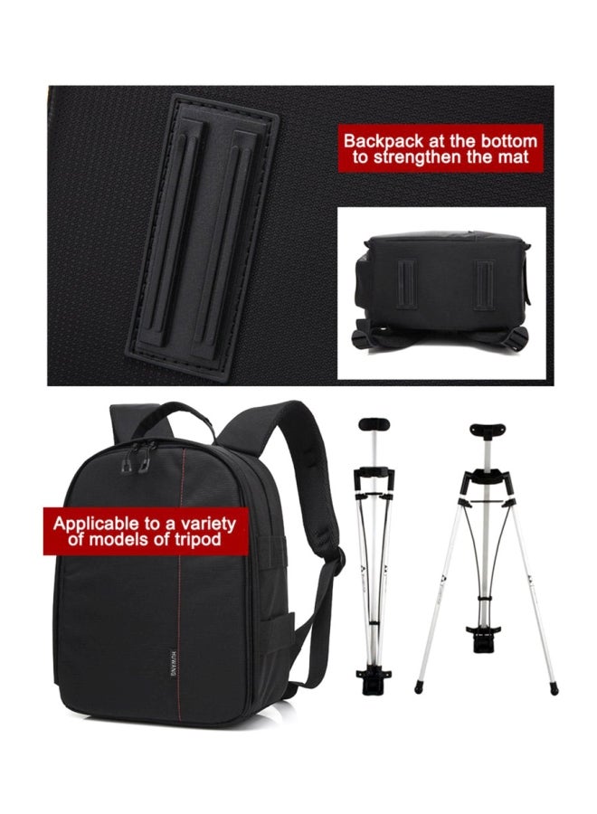 Generic Protective Camera Backpack For Canon Black/Green  - Image 3