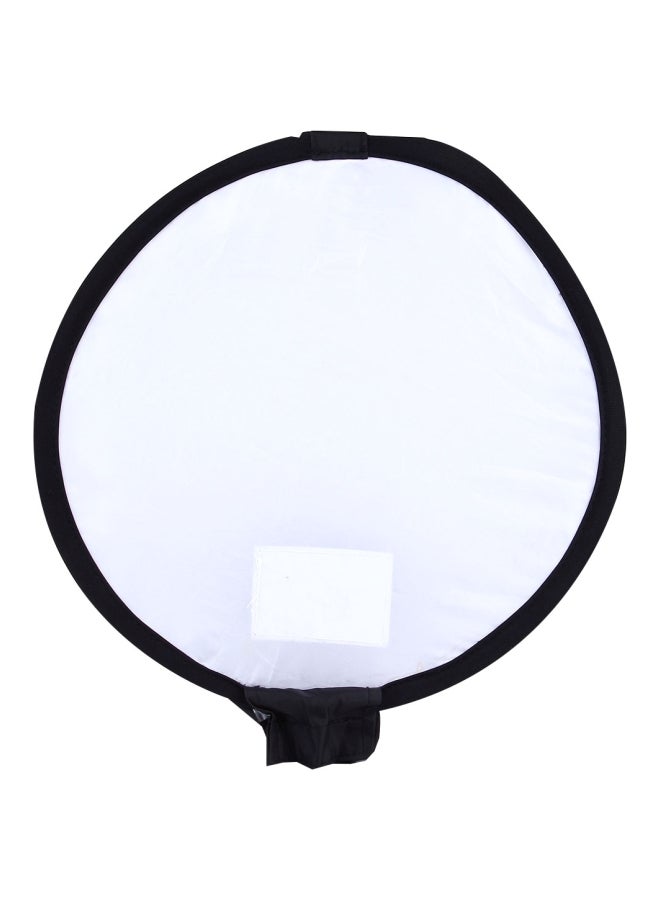 Round Foldable Softbox 30cm Black/White  - Image 1