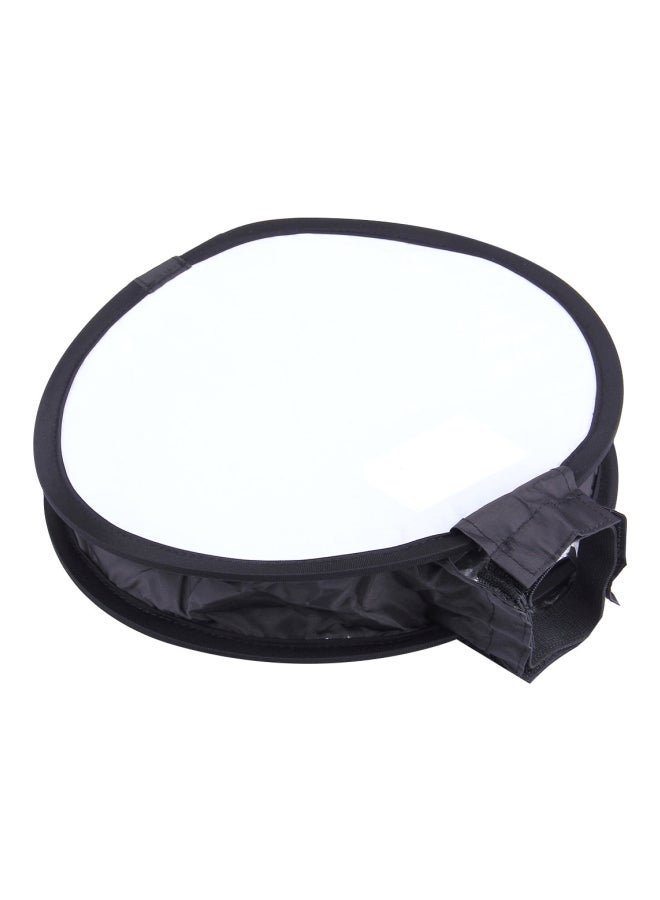 Round Foldable Softbox 30cm Black/White  - Image 5