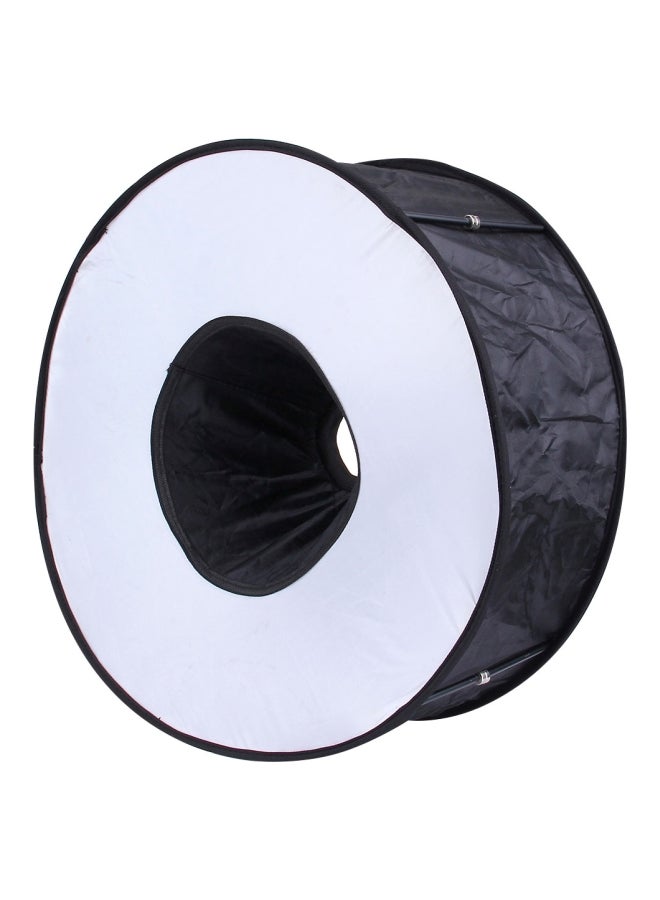Generic Ring Style Foldable Softbox 45cm Black/White  - Image 3
