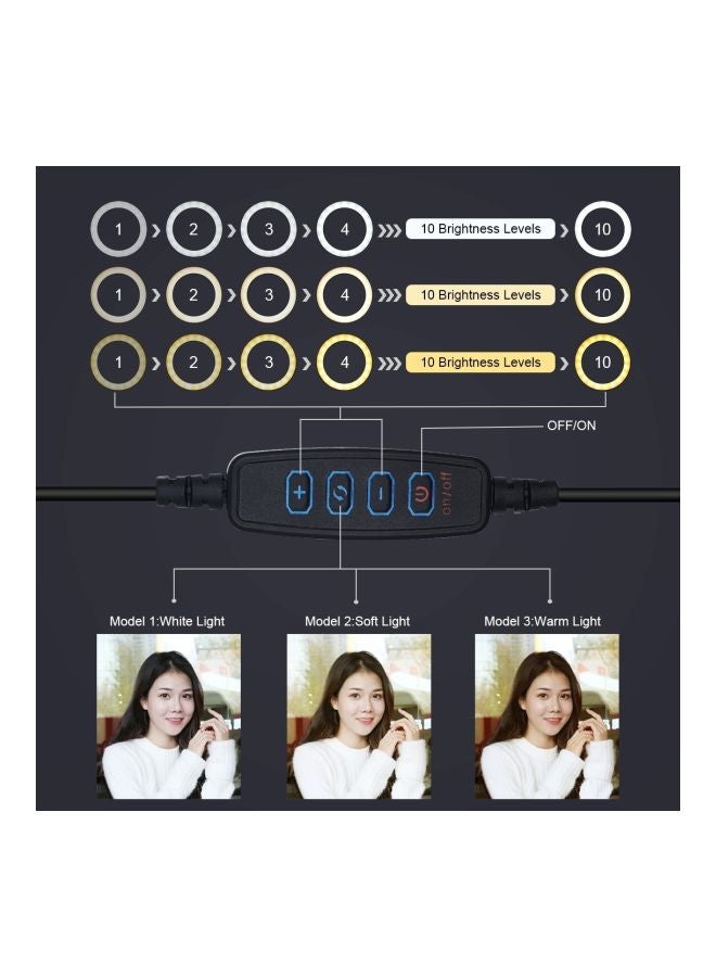 PULUZ LED Ring Tripod Mount Sets Black - Image 5