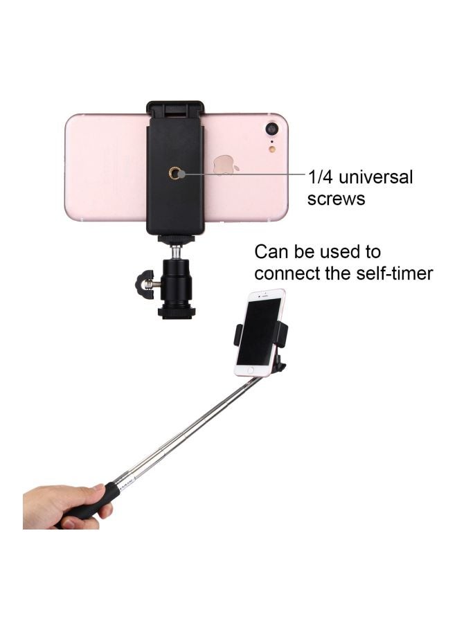 PULUZ Hot Shoe Tripod Head Black  - Image 5