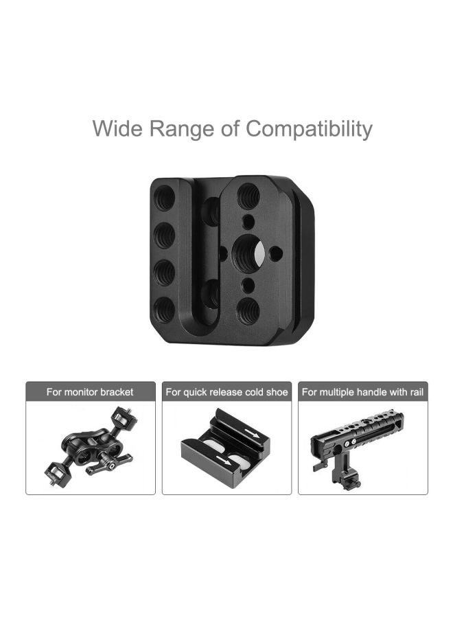 Quick Release Plate External Mounting Holder Black