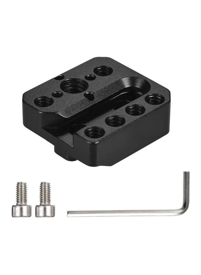 Quick Release Plate External Mounting Holder Black