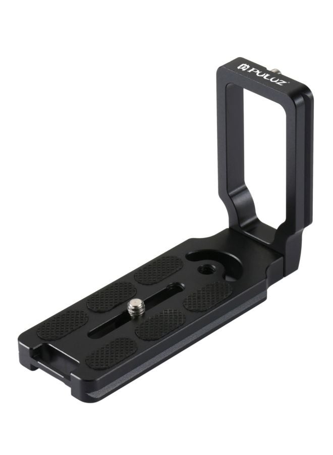 PULUZ Vertical Quick Release L Plate Camera Bracket Black  - Image 1