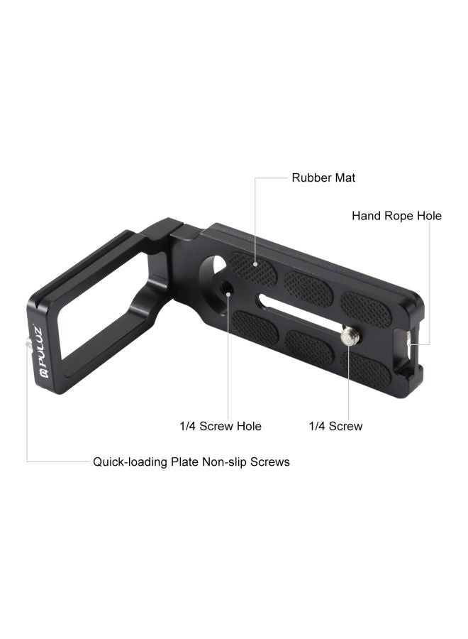 PULUZ Vertical Quick Release L Plate Camera Bracket Black  - Image 5
