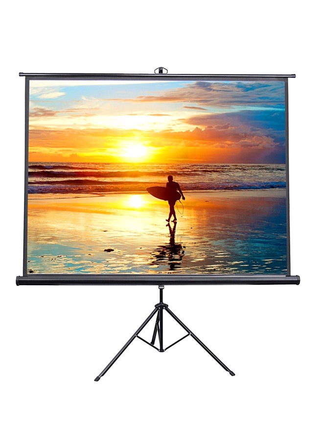 سنوموكي شاشة جهاز بروجيكتور محمولة تُفتح بالسحب للخارج مقاس 100 بوصة T100 أسود - Image 3