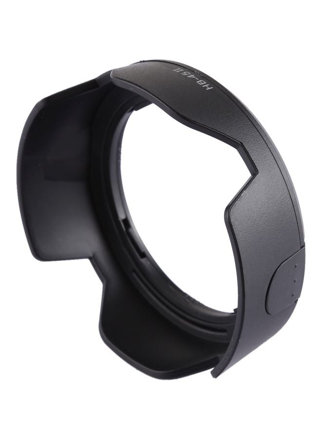 HB-45II Lens Hood Shade For Nikonaf-Snikkor18-55mmDX/Nikon AF-SDX Nikkor18-55mmf/3.5-5.6GVR Lens Black  - Image 1