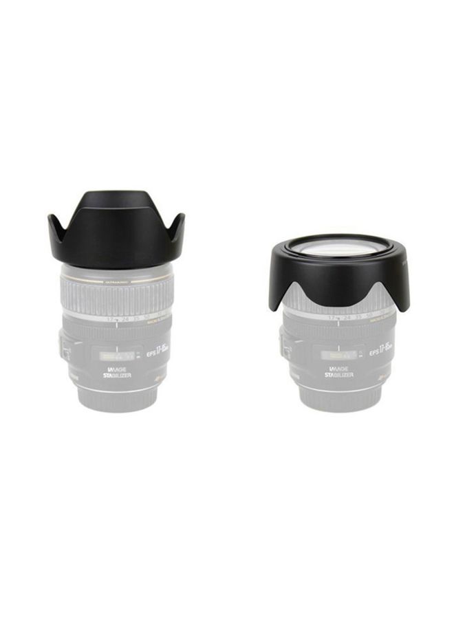 HB-45II Lens Hood Shade For Nikonaf-Snikkor18-55mmDX/Nikon AF-SDX Nikkor18-55mmf/3.5-5.6GVR Lens Black  - Image 4