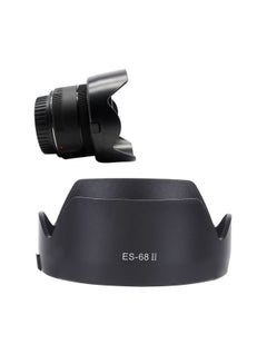 Generic ES-68II Lens Hood Shade For Canon EF 50mm f/1.8 STM 49mm Black  - Image 3
