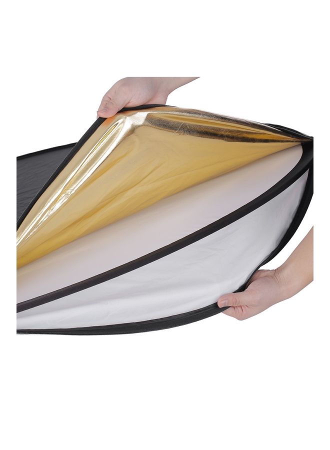 Generic 5-In-1 Foldable Reflector Board 80cm Gold/White/Black  - Image 5