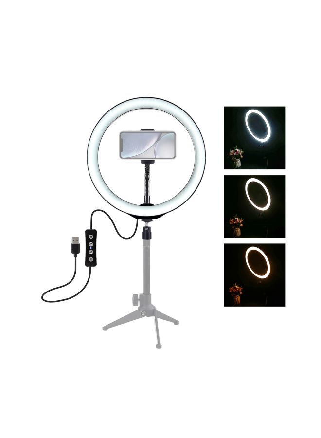 PULUZ Vlogging Ring Light With Tripod Stand White  - Image 2