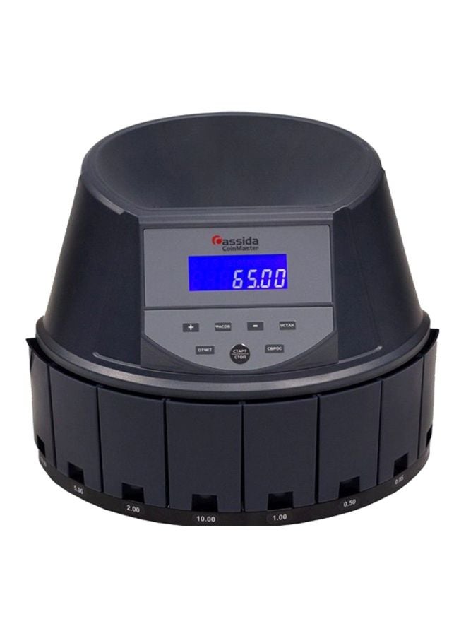 CASSIDA USA - CoinMaster Multifunctional Coin Processing Machine Black - Image 1