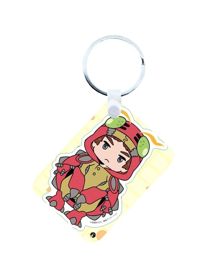 BP Anime Digimon Printed Keychain Multicolour