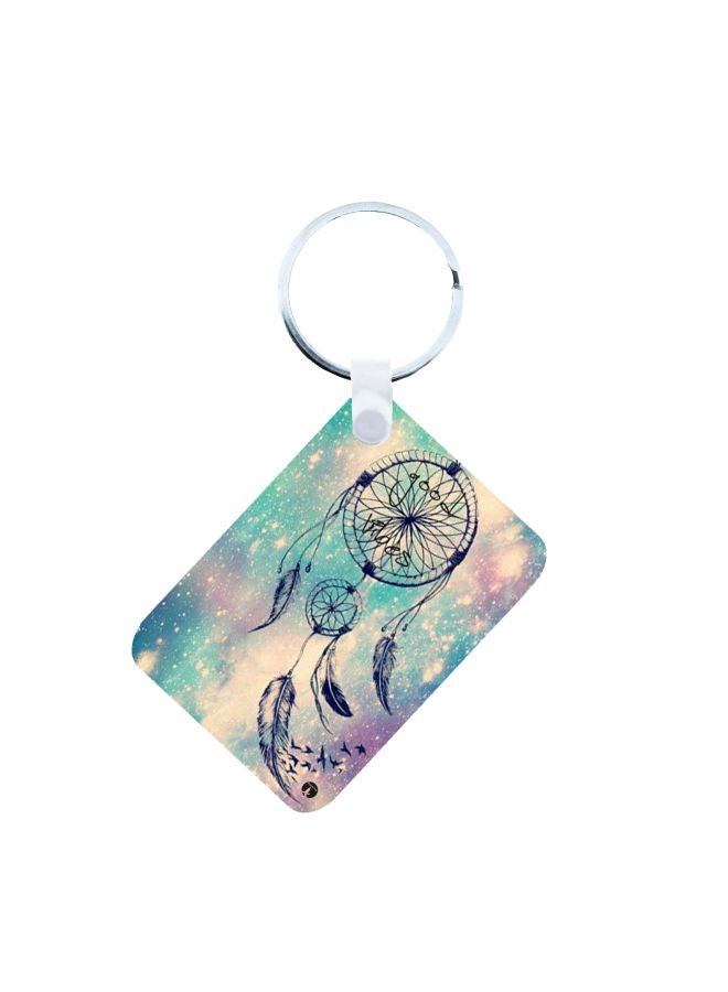 BP Dream Catcher Printed Keychain Multicolour