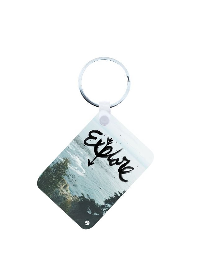 BP English Phrases Printed Keychain Multicolour