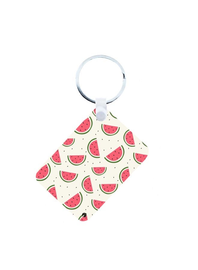 BP Watermelons Printed Keychain White/Red/Green