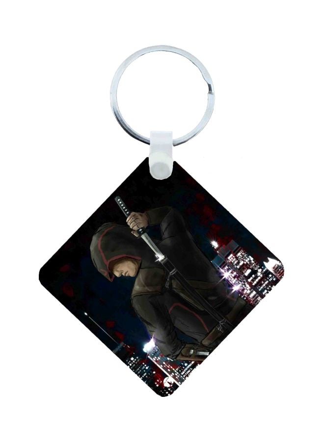 BP Assassin's Creed Printed Keychain Black/Red/Brown