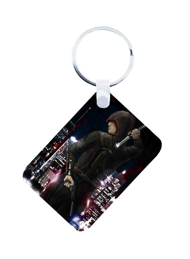 BP Assassin's Creed Printed Keychain Black/Red/Brown