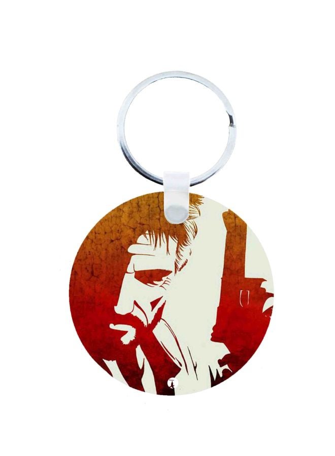 BP The Last Of Us Printed Keychain Red/White/Orange