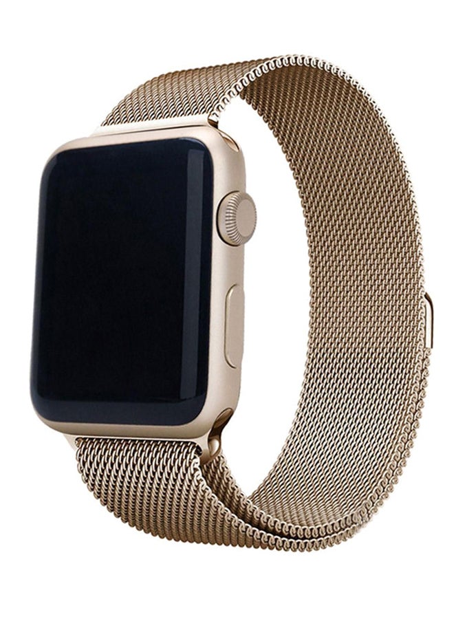 Generic - Replacement Stainless Steel Band For Apple Watch Series 3/2/1 Rose Gold - Image 1