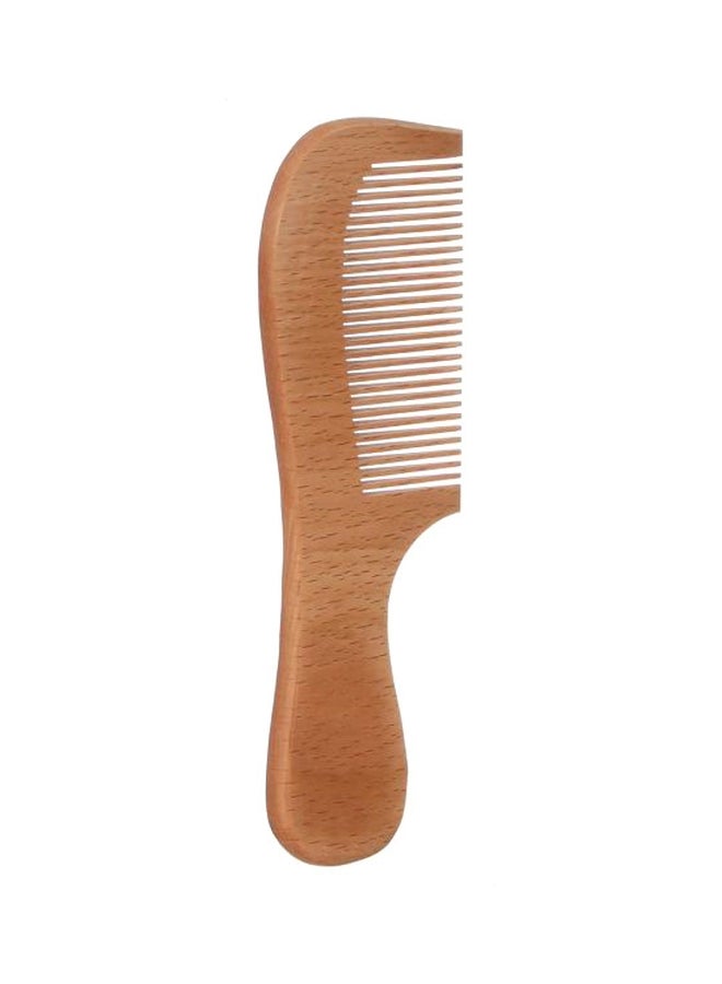Sonata Wooden Hair Comb Light Brown