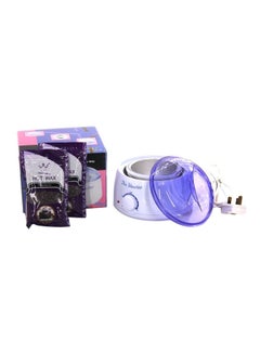 Wax Heater With 2 Bag Wax White/Blue