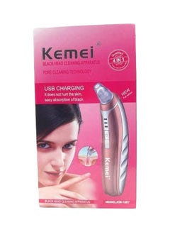 Kemei 4-In-1 Blackhead Cleaning Apparatus Pink 