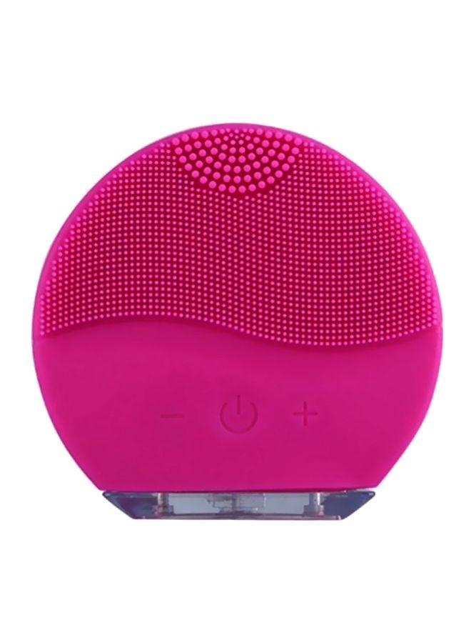 فرشاة تنظيف الوجه وردي