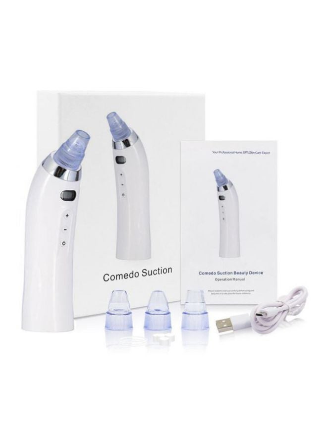 Generic Suction Electric Facial Cleanser White/Silver - Image 2