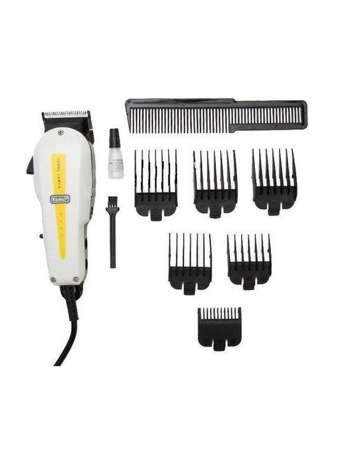 Kemei Electric Foil Shaver White/Yellow/Black - Image 2