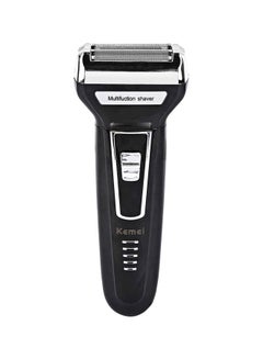 KM-6558 3 In 1 Twin Blade Reciprocating Three Blades Electric Shaver Travel Use Safe Razor Black/Silver ‎19.8x16.6x4.8cm - v1567510744/N29711316A_1