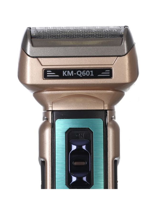 Kemei 3-In-1 Electric Shaver Gold/Blue/Black - Image 2
