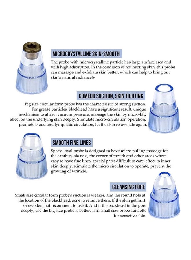 Kingear Comedo Suction Beauty Device White/Clear - Image 5