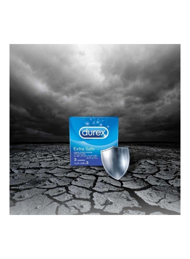 Durex - Pack Of 3 Extra Safe Condoms - Image 1