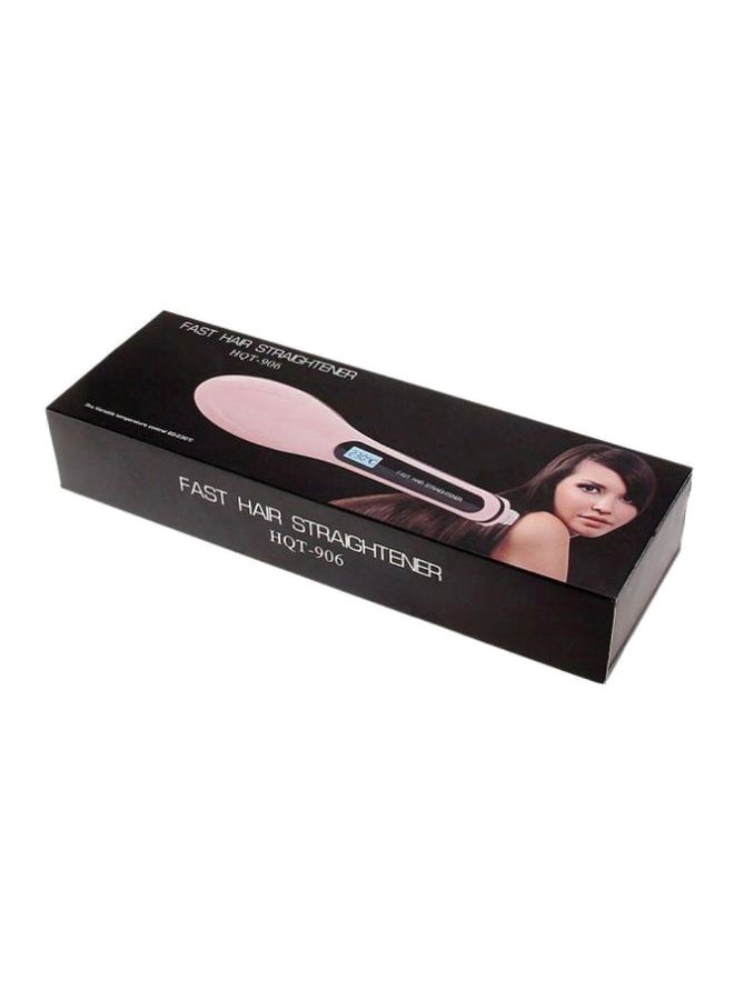 Fast Hair Hair Straightening Brush Pink/Black - Image 2