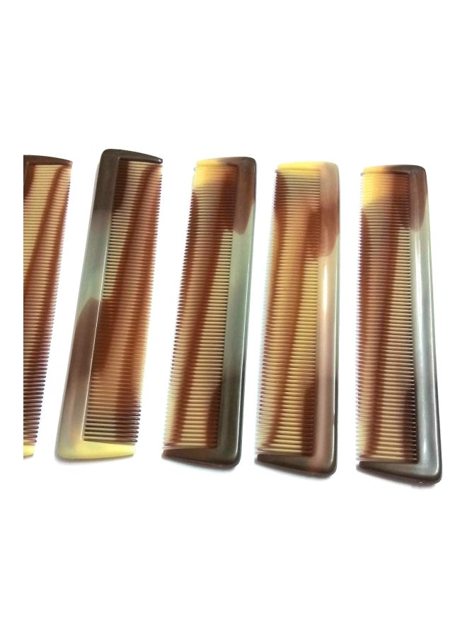 6-Piece Pocket Comb Brown/Yellow - v1567516946/N29268426A_2