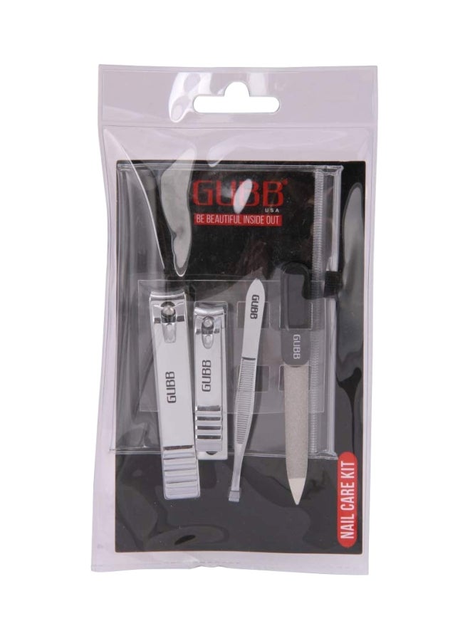 غوب مجموعة أدوات العناية بالأظافر فضي - Image 2