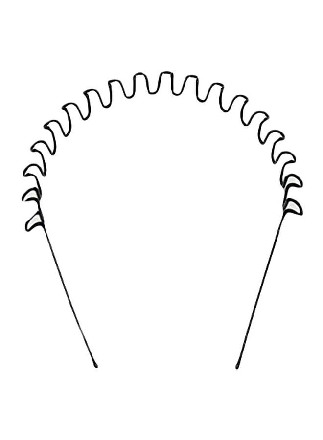 MEENAZ Metal Hair Band Black  - Image 1