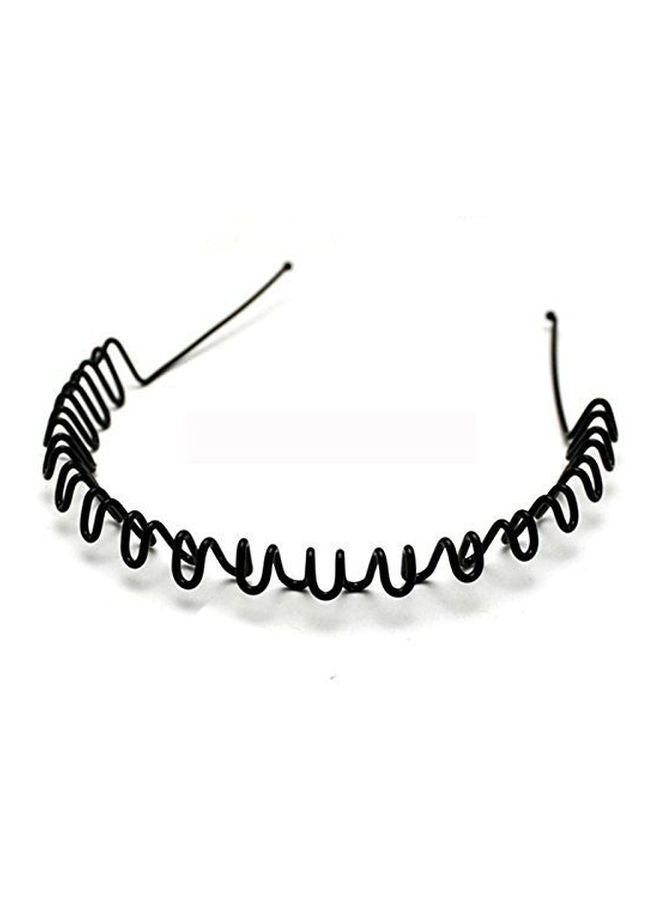 MEENAZ Metal Hair Band Black  - Image 2