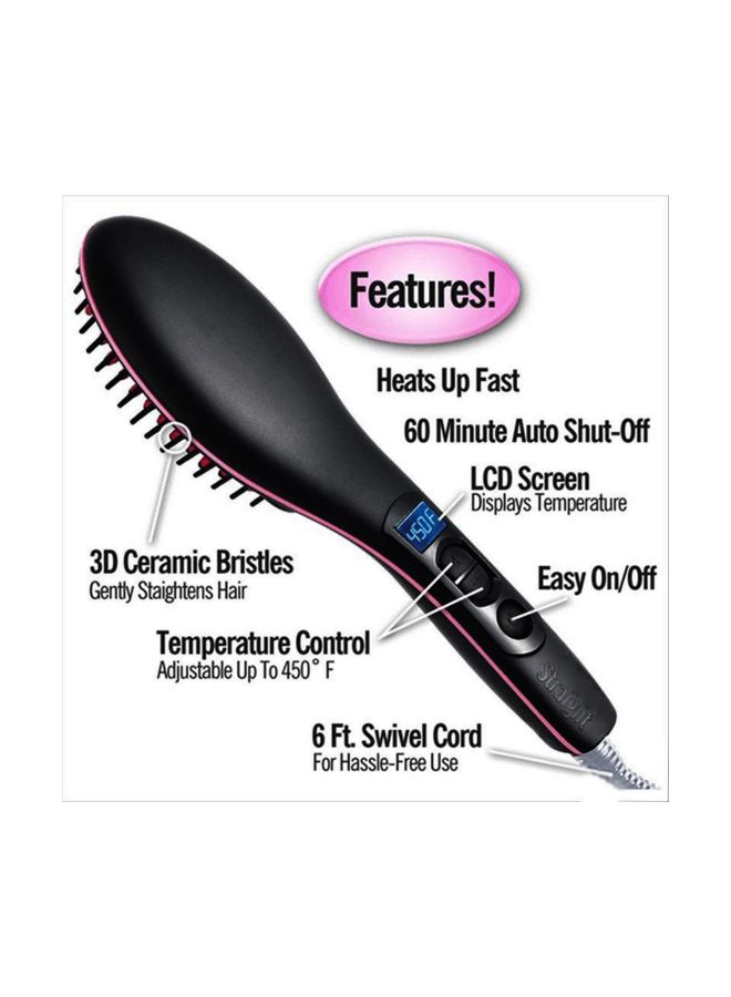 جيفال جهاز كي وفرد الشعر من السيراميك أسود/وردي - Image 3