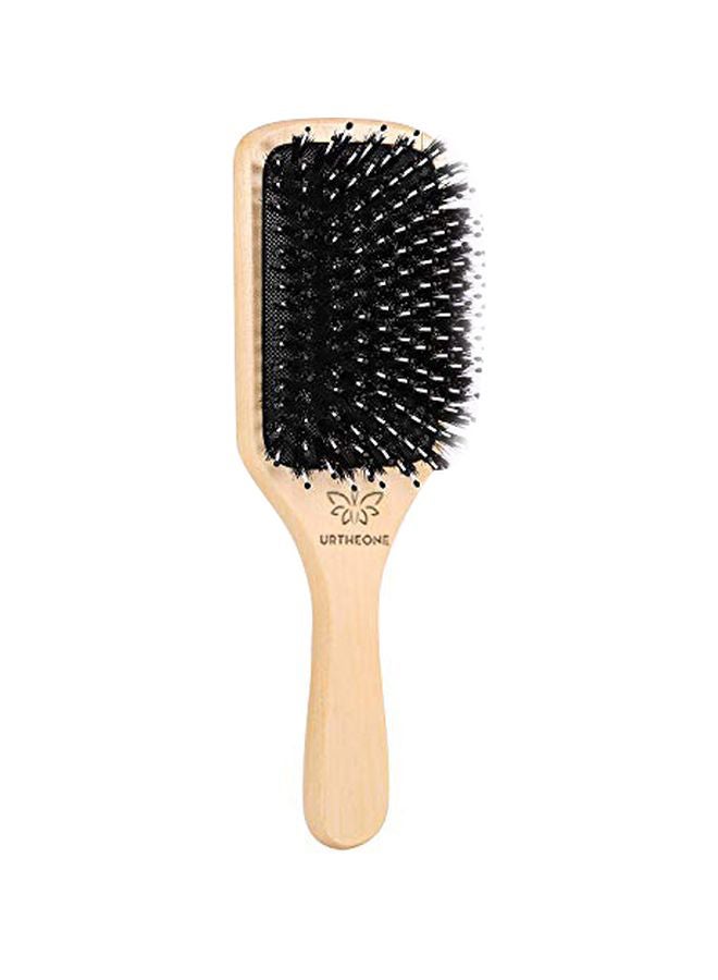 URTHEONE Wooden Hair Brush Beige/Black - Image 1