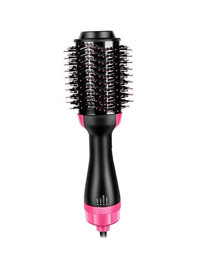 Flymall 3-In-1 Multi Styling Hair Dryer Brush Black/Pink  - Image 1