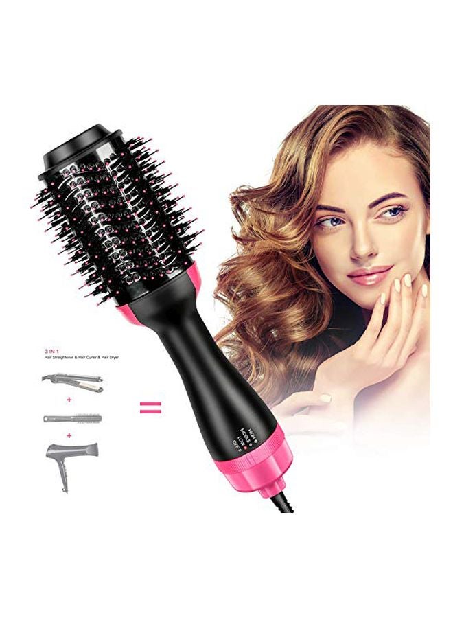 3-In-1 Multi Styling Hair Dryer Brush Black/Pink - v1567517838/N29271618A_2