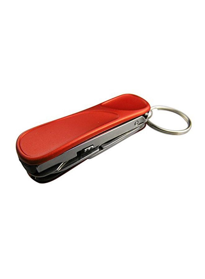 AceCamp 6-Function Manicure Tool Keychain Red - Image 1