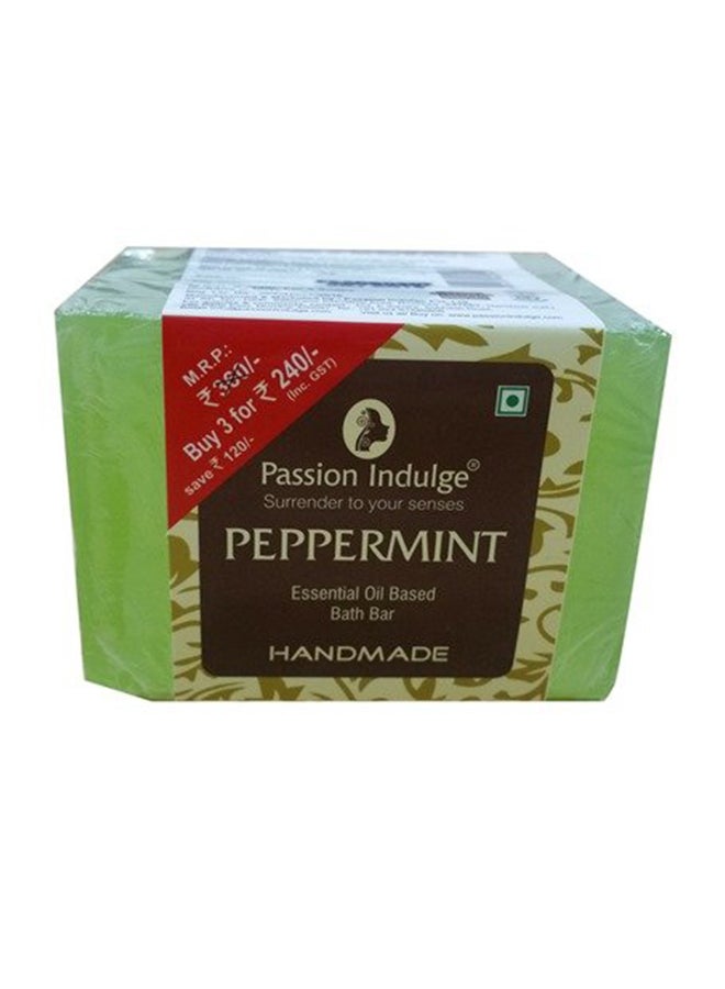 passion indulge Pack Of 3 Peppermint Bath Bar - Image 1