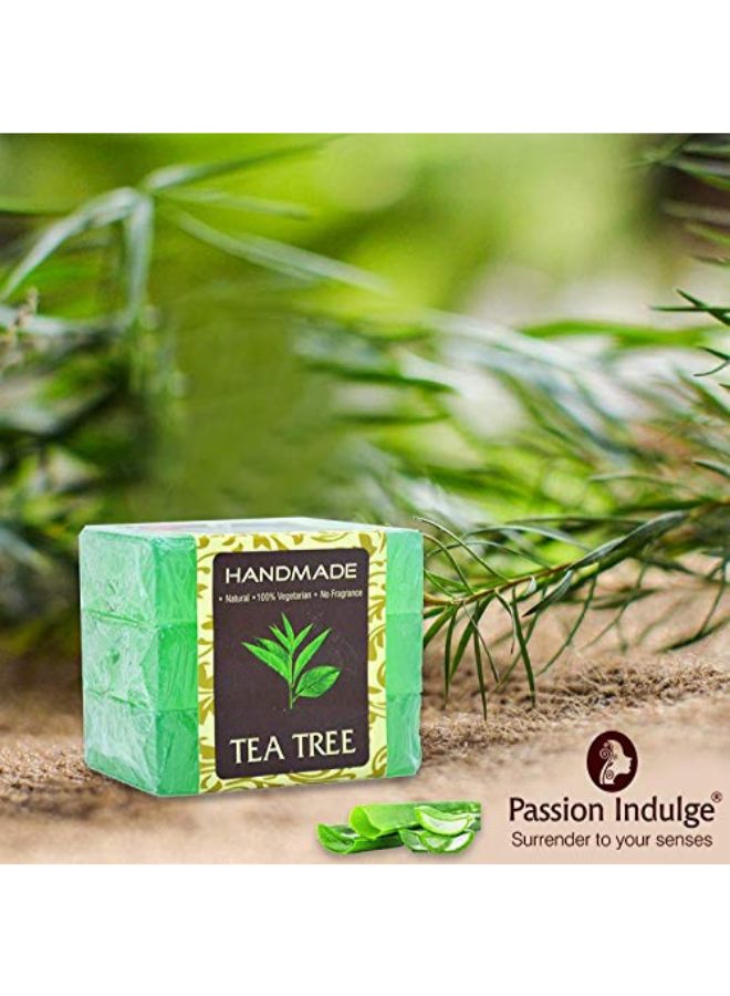 passion indulge Pack Of 3 Tea Tree  Bath Bar - Image 2