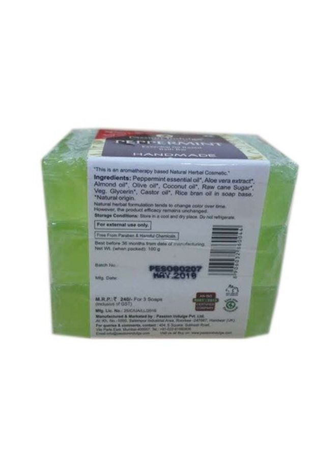 passion indulge Pack Of 3 Peppermint Bath Bar - Image 3